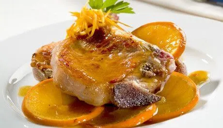 Chuleta a la Naranja