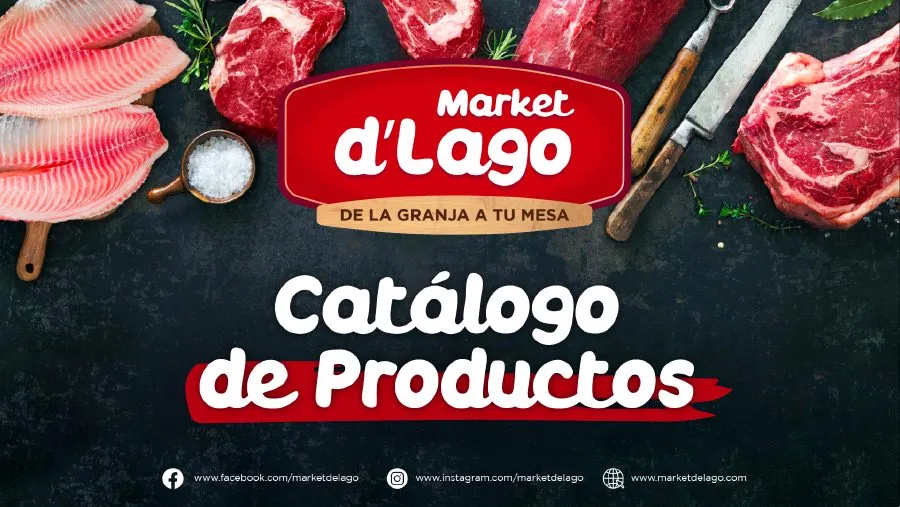Portada del catálogo de productos de Market d'Lago
